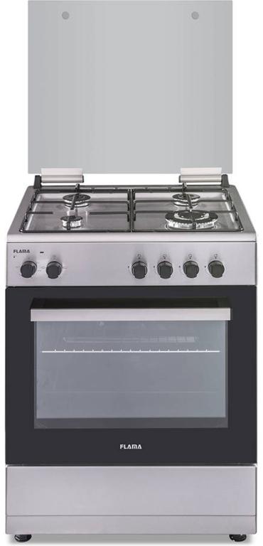 COCI. FLAMA 4F 60x60 BUT INOX HORNO ELECTRI
