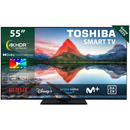 TV Toshiba 55" (139 cm), LED, 4K UHD, 60Hz, HDR, Smart TV, Dolby Vision, Dolby Atmos [0]