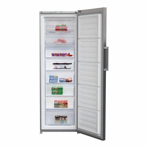 Frigorífico una puerta - Beko , 445 l, Cíclico, 185 cm, Inox [1]