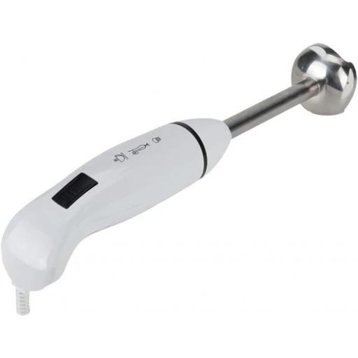  Batidora de Mano Jata 400 W, Cuchilla Acero Inoxidable, Pie de acero Inoxidable desmontable [Clase de eficiencia energética A]