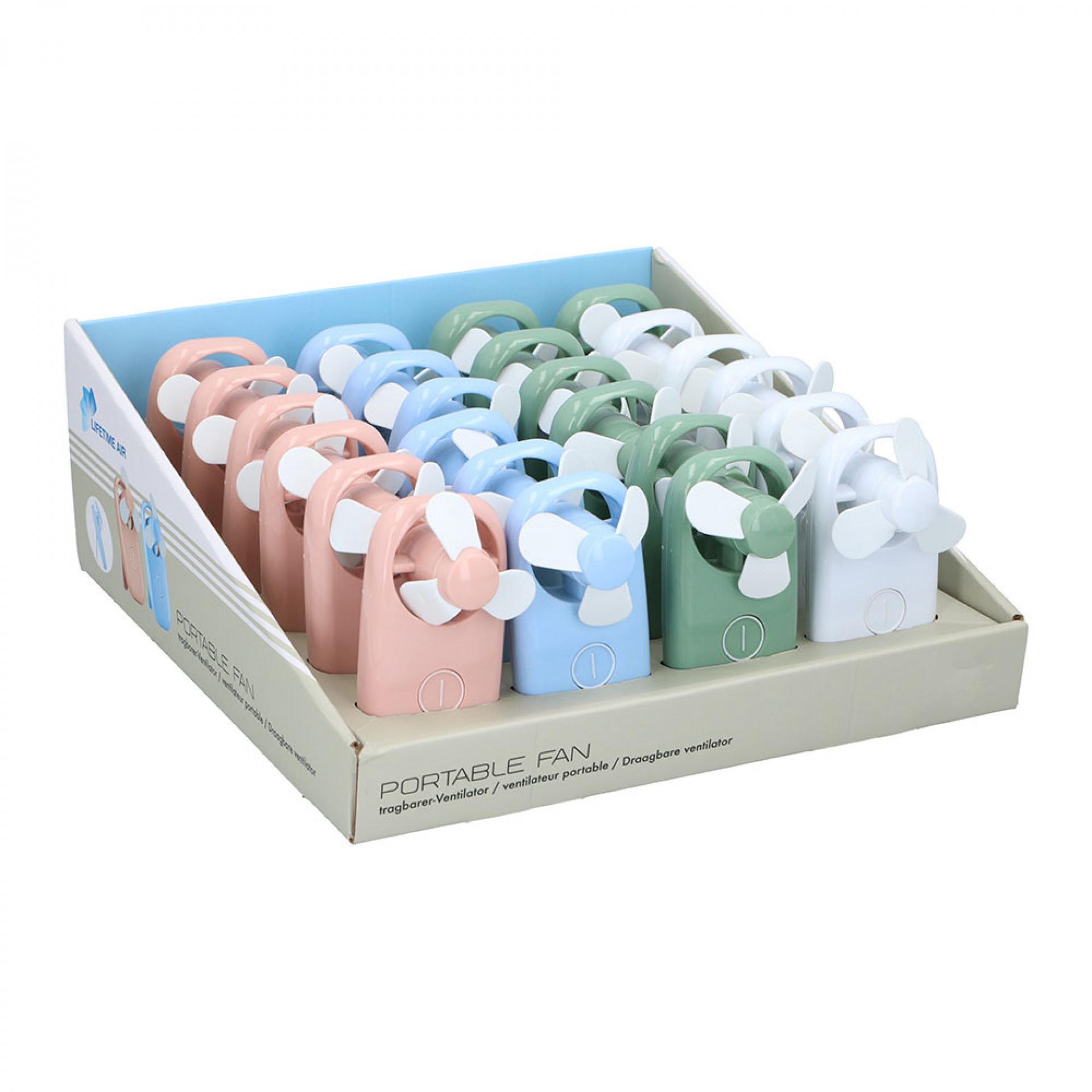 LIFETIME MINI VENTILADOR DE MANO, COLORES SURTIDOS