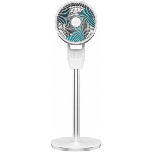  Ventilador de Pie cecotec con Mando a Distancia 60W, Diámetro 9" 22cm , Oscilación Automática, Temporizador 7h, Control Táctil [1]