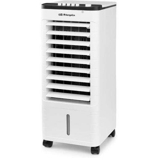 Climatizador Orbegozo purificador de aire y humidificador. Potencia: 65 W. Depósito de agua de 4 L. 3 velocidades de ventilación., Small, Azul