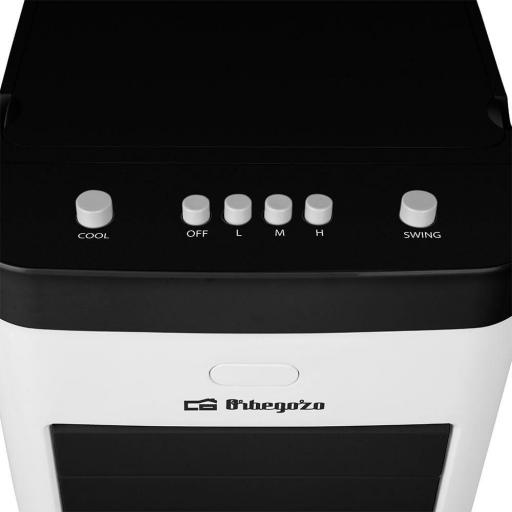 Climatizador, purificador de aire y humidificador Orbegozo 7L 75W 3 velocidades de ventilación. [2]