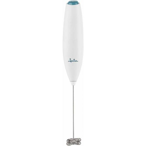 Espumador Leche Electrico de Mano Jata Batidor Leche Espuma con Soporte. Ideal para Capuchino, Matcha, Batidos de Proteínas, Chocolate. Funciona con Pilas [0]