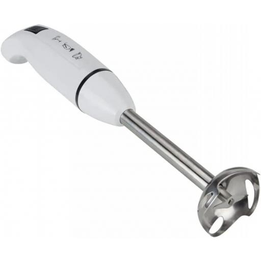  Batidora de Mano Jata 400 W, Cuchilla Acero Inoxidable, Pie de acero Inoxidable desmontable [Clase de eficiencia energética A] [1]