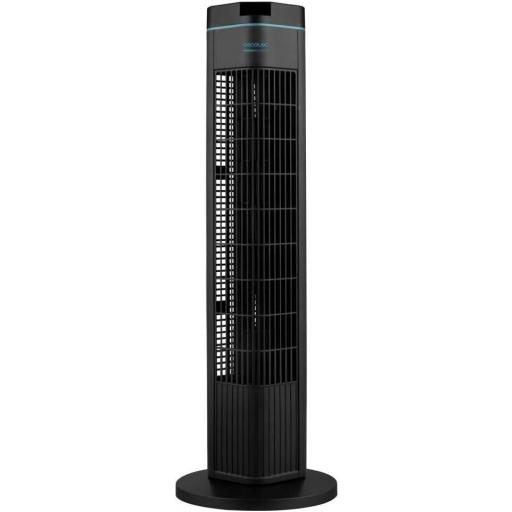 Ventilador de Torre  Cecotec  de altura de 73cm, 50 W de potencia, De pie, 3 Modos y 3 Velocidades, Temporizador 8h, Oscilación 90º.