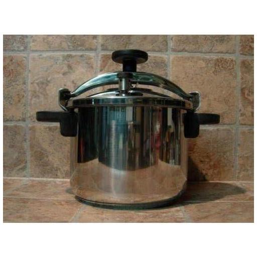  Olla a presión tradicional de MONIX Classica 6 litros, acero inoxidable, 22 cm, color gris [3]