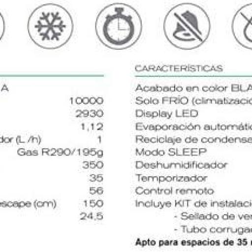 AIRE PORTATIL INFINITON SOLO FRIO BLANCO 2.930 FF [1]