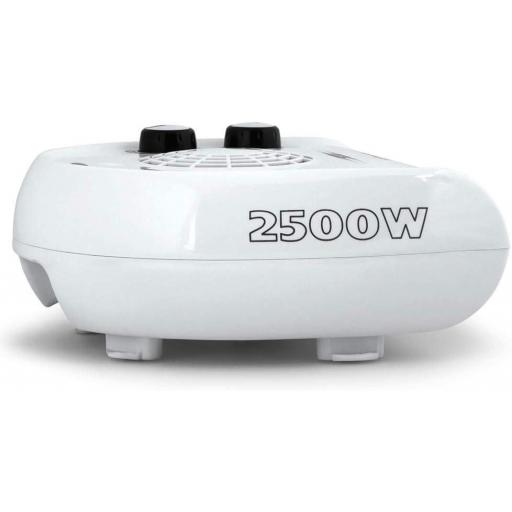 - Calefactor Orbegozo  termostato regulable, 2 niveles de potencia, función ventilador aire frío, calor instantáneo, indicador luminoso, asa de transporte, 2500 W, Blanco [2]