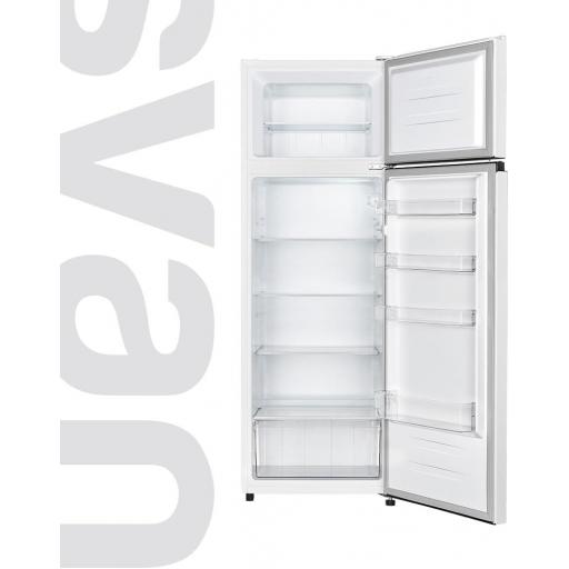  Frigorífico SVAN 2 Puertas Blanco 161x55 Puerta Reversible, Bajo Nivel Sonoro, Eficiencia Energética Clase F [1]