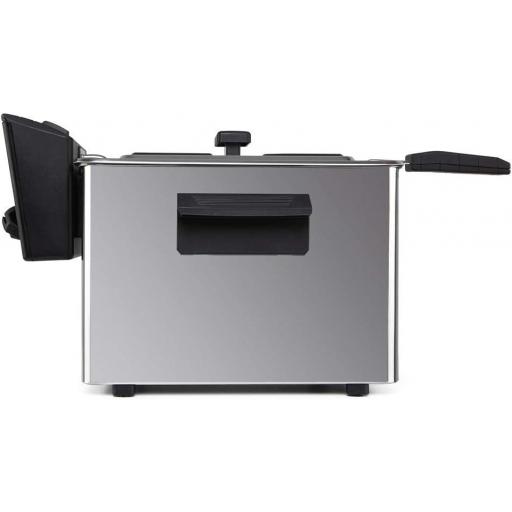 Freidora Profesional orbegozo 8 L, Termostato Regulable, Indicadores Luminosos, Asa De Tacto Frío, Recogecables, Acero Inoxidable, 3000 W [2]