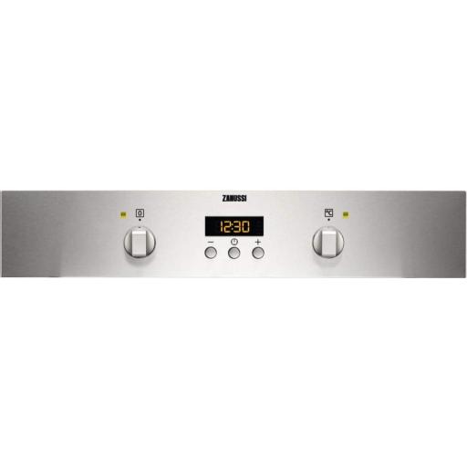 Horno - Zanussi , Multifunción, 57L, Iluminación interior, Clase A , Inox antihuellas [1]