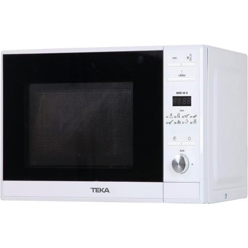 Microondas Libre Instalación TEKA con Grill, 20 L, 5 Niveles de Potencia, 700 W, Blanco,