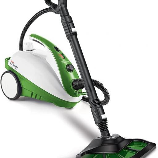  Limpiador a Vapor con Cepillo Vaporforce, Caldera de Alta Presión de 3.5 Bar, 1800 W, 1.6 litros, plástico, Acero Inoxidable, Verde [Clase de eficiencia energética A] [3]