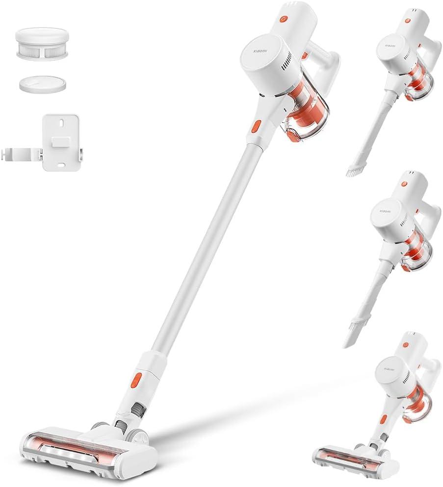 Aspirador escoba - Xiaomi Vacuum Cleaner G20 Lite, Autonomía 45 min, Potencia de succión 18000 Pa, Blanco