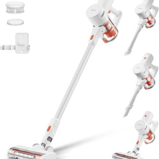 Aspirador escoba - Xiaomi Vacuum Cleaner G20 Lite, Autonomía 45 min, Potencia de succión 18000 Pa, Blanco