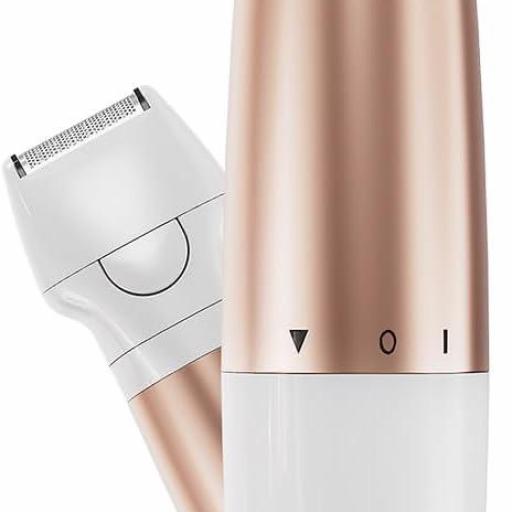 WAHL Trim & Shave, Recortadora para mujeres, afeitadora para mujeres, depilación, línea del bikini y axilas, recorte suave, recorte personal, cuidado versátil, inalámbrica, apta para viajes, blanca [2]