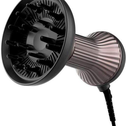 Secador Difusor de Pelo Cecotec 800 W de Potencia, Tecnología de Iones para eliminar el Frizz, Difusor de 17 Púas, Cable giratorio 360º de 1,6 m