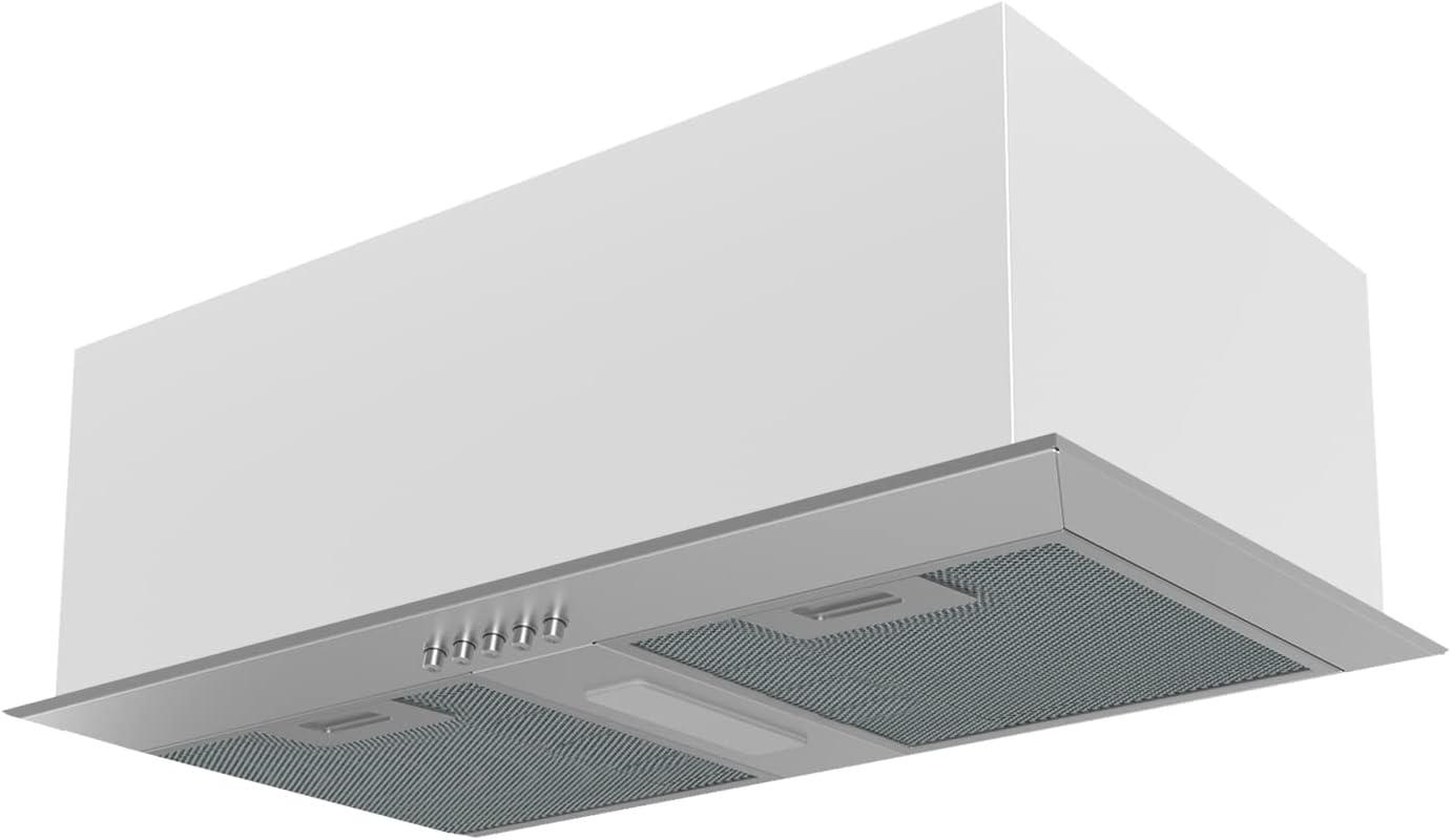 Grupos Filtrantes Cata Color Inox Ancho 55 cm Extracción Máxima 371m3/h Nivel Sonoro 59dB Motor 120W Iluminación Led