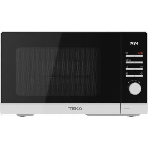 Microondas Teka   con Grill, Capacidad 25 L, 5 Niveles de Potencia, Salida 900 W, Microondas con Grill 25 L, con Plato Giratorio 28.8 cm, Color Blanco