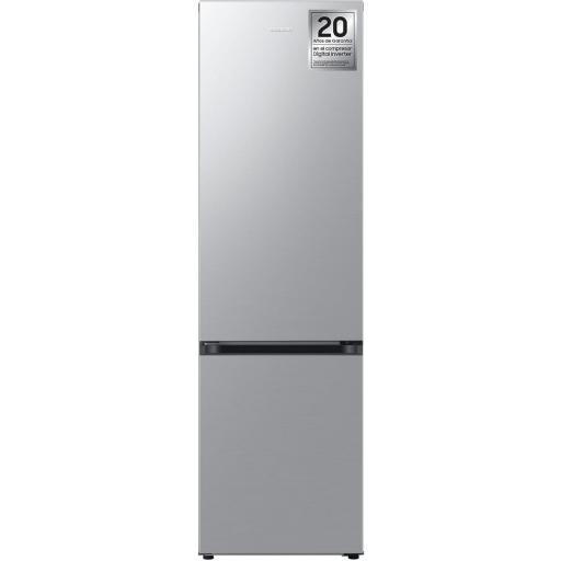 Frigorífico Combi SAMSUNG COLOR INOX 203X60cm  Clase E,  SmartThings AI Energy Mode, Tecnología SpaceMax™  [1]