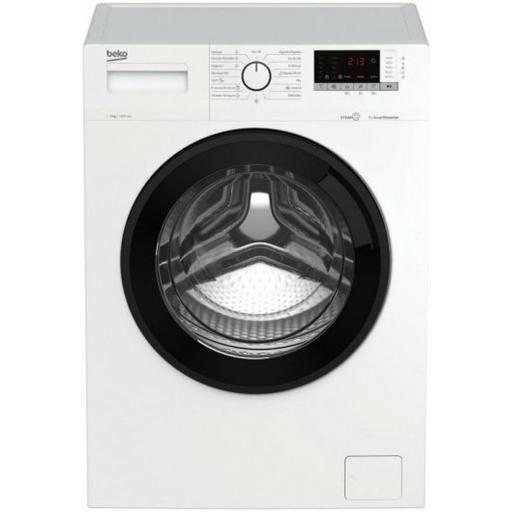 Lavadora carga frontal Beko  9 kg, 1400 rpm, 15 Programas, Función Vapor, Blanco [3]