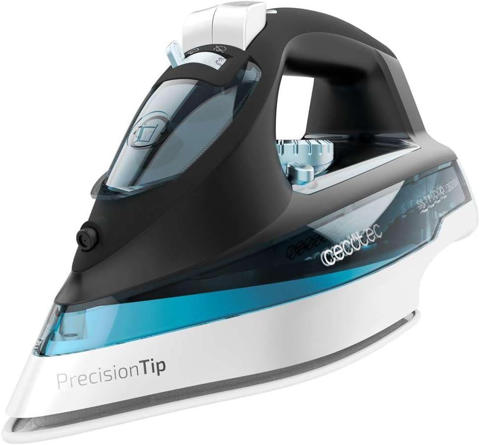 Plancha Horizontal Cecotec . 2600 W, Tecnología Power Steam, Golpe de Vapor 210 g/min, Suela Turbo Slide, Sistema Antigoteo, Cyclo Clean, Filtro Antical