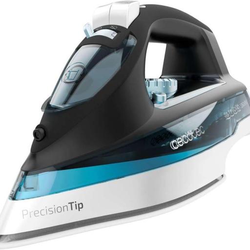 Plancha Horizontal Cecotec . 2600 W, Tecnología Power Steam, Golpe de Vapor 210 g/min, Suela Turbo Slide, Sistema Antigoteo, Cyclo Clean, Filtro Antical