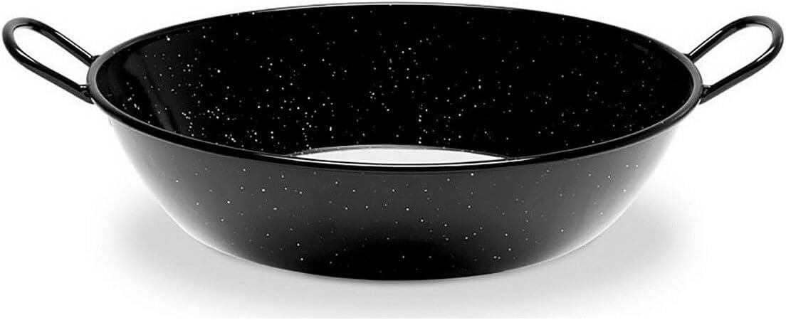 VAELLO SARTÉN HONDA ESMALTADA CON ASAS PARA INDUCCIÓN VITROCERAMICA Ø28 cm