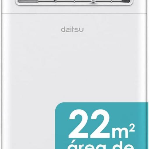 Aire acondicionado portátil - Daitsu  2150 fg/h, Velocidad de Ventilador Ajustable, Flujo Aire 320 m³, Deshumidificador, Blanco [3]