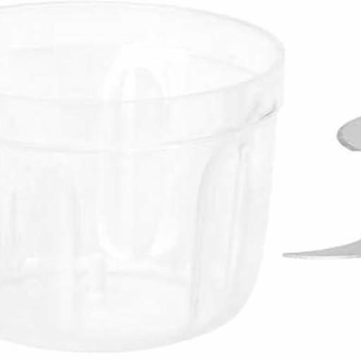  Mini Picadora Jata Eléctrica Recargable USB-C, Picadora Inalámbrica 430 ml, Cuchilla Acero Inoxidable 3 Alturas, Trituradora de Cocina BPA Free [0]