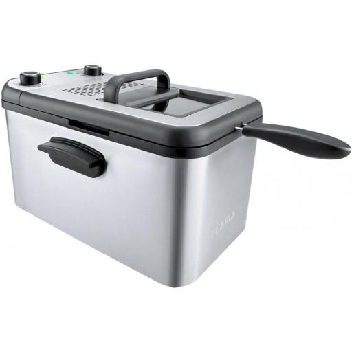 Freidora Flama  4'2 L 3270w  Temporizador, Inox [0]