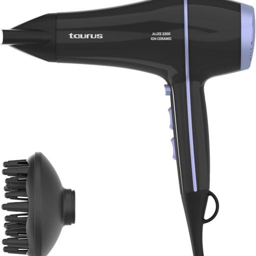  Secador de PeloTaurus - 2200W, Iónico, Cerámico, Difusor, Aire Frío [3]
