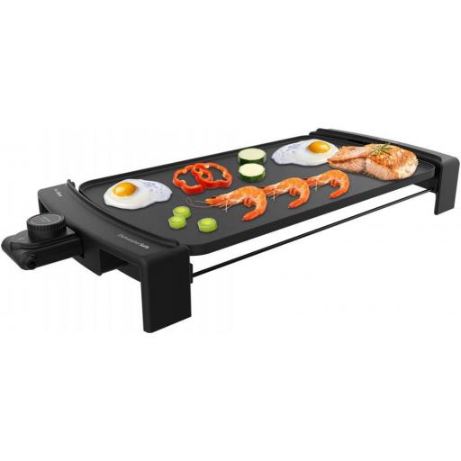  Plancha de Asar cecotec con Potencia 2600 W, Resistencia en M, Termostato Regulable, Apta para lavavajillas