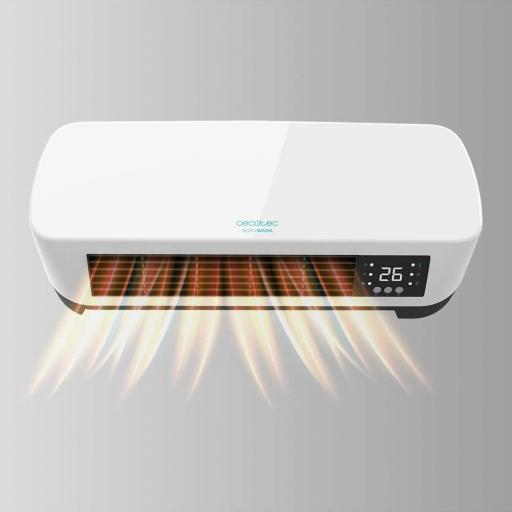 SPLIT CERAMICAO CECOTEC Eléctrico Bajo Consumo Cerámico 2000 W, Pantalla Digital, IPX2, Temporizador, 3 Modos, Protección sobrecalentamiento, Mando a distancia [3]