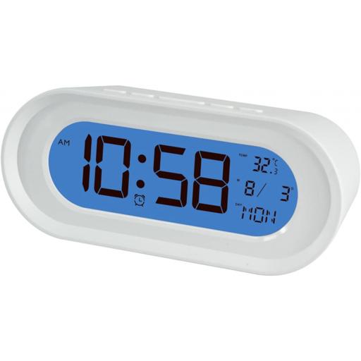  Reloj Despertador Elbe Blanco con TERMOMETRO Y Timer RD-701-B [2]