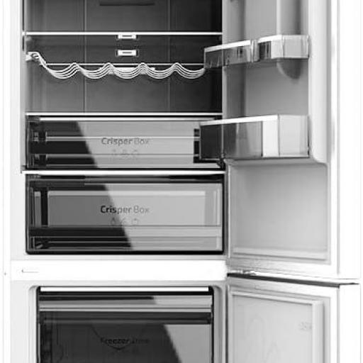  Frigorífico Combi Cecotec  322 L, Altura 185 y 60 cm de Ancho, Bajo Consumo, Motor Inverter, Sistema Multi Air Flow, Total No frost [Clase de eficiencia energética D] [3]