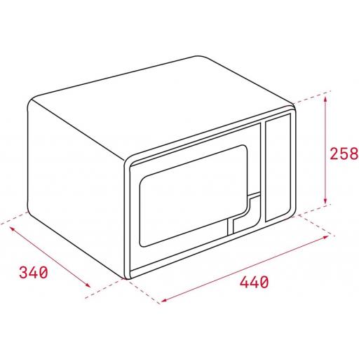 Microondas Libre Instalación TEKA  con Grill, 20 L, 5 Niveles de Potencia, 700 W, Blanco,  [1]