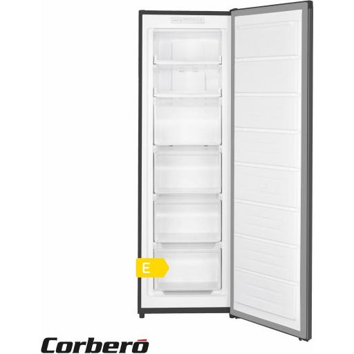 Congelador Vertical Corberó  204L  No Frost | Inox | Crisper | 39 Db | Eficiencia Energética E | Congelador Vertical Corberó, Blanco [3]