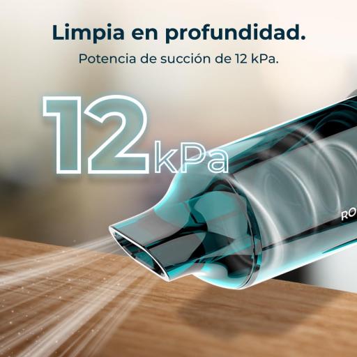 Aspiradora de Mano sin Cable Cecotec  Motor BLDC 80W, Potencia de Succión 12kPa, Función de Aspirado y Soplado, 2 Modos, Autonomía 25mins, Kit de Accesorios [3]