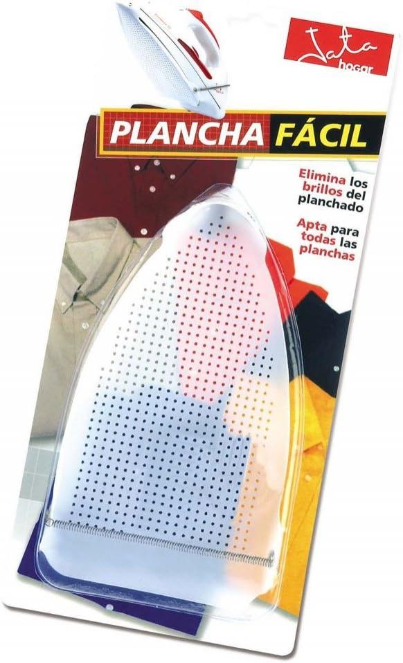 Suela Antiadherente Plancha Fácil Jata 800 -, No Deja Brillos, Uso Universal, 1191 Salidas de Vapor, Medidas 23,5 x 14 x 0,55 cm