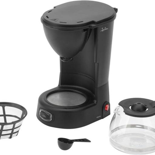  Cafetera de goteo JATA  -de 2 a 8 tazas 650 W. Jarra de cristal de 750 ml con tapa. Sistema antigoteo. Filtro permanente. Desconexión automática. Ahorro energético [3]
