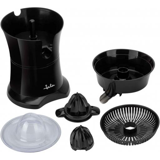 Exprimidor de Naranjas Electrico Jata  - , 60 W, 2 Conos. Bidireccional. Fácil Limpieza. Desmontable. Extracción Continua. Antigoteo. Vertedor en Acero Inoxidable [3]