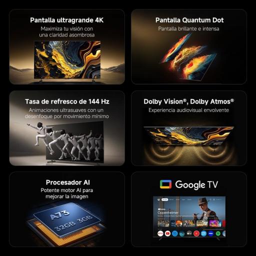 TV XIAOMI 85" MAX 2025 UHD QLED GOOGLETV 144HZ [1]
