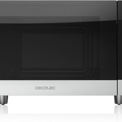  Microondas negro Cecotec  800 W, Capacidad de 23 Litros, Revestimiento Ready2Clean para una mejor limpieza, Panel de control y tecnología 3DWave, Control Táctil