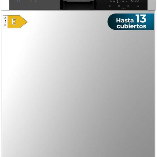  Lavavajillas Libre Instalación Cecotec 60cm   13 Cubiertos y 6 Programas, Inox [Clase de eficiencia energética E] [0]