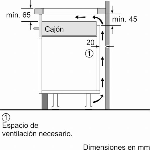 Placa inducción - Balay 3 zonas, Zona Gigante 28 cm, Función Sprint, Negro  [3]