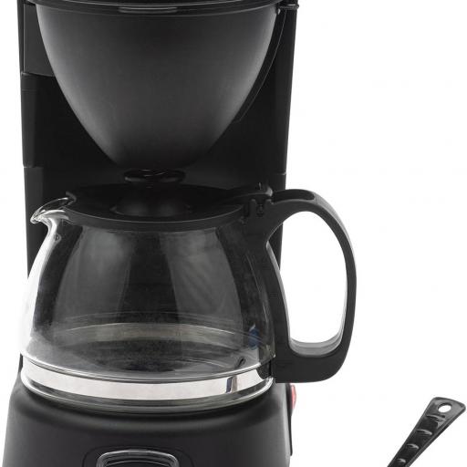 Cafetera de goteo JATA -de 2 a 8 tazas 650 W. Jarra de cristal de 750 ml con tapa. Sistema antigoteo. Filtro permanente. Desconexión automática. Ahorro energético