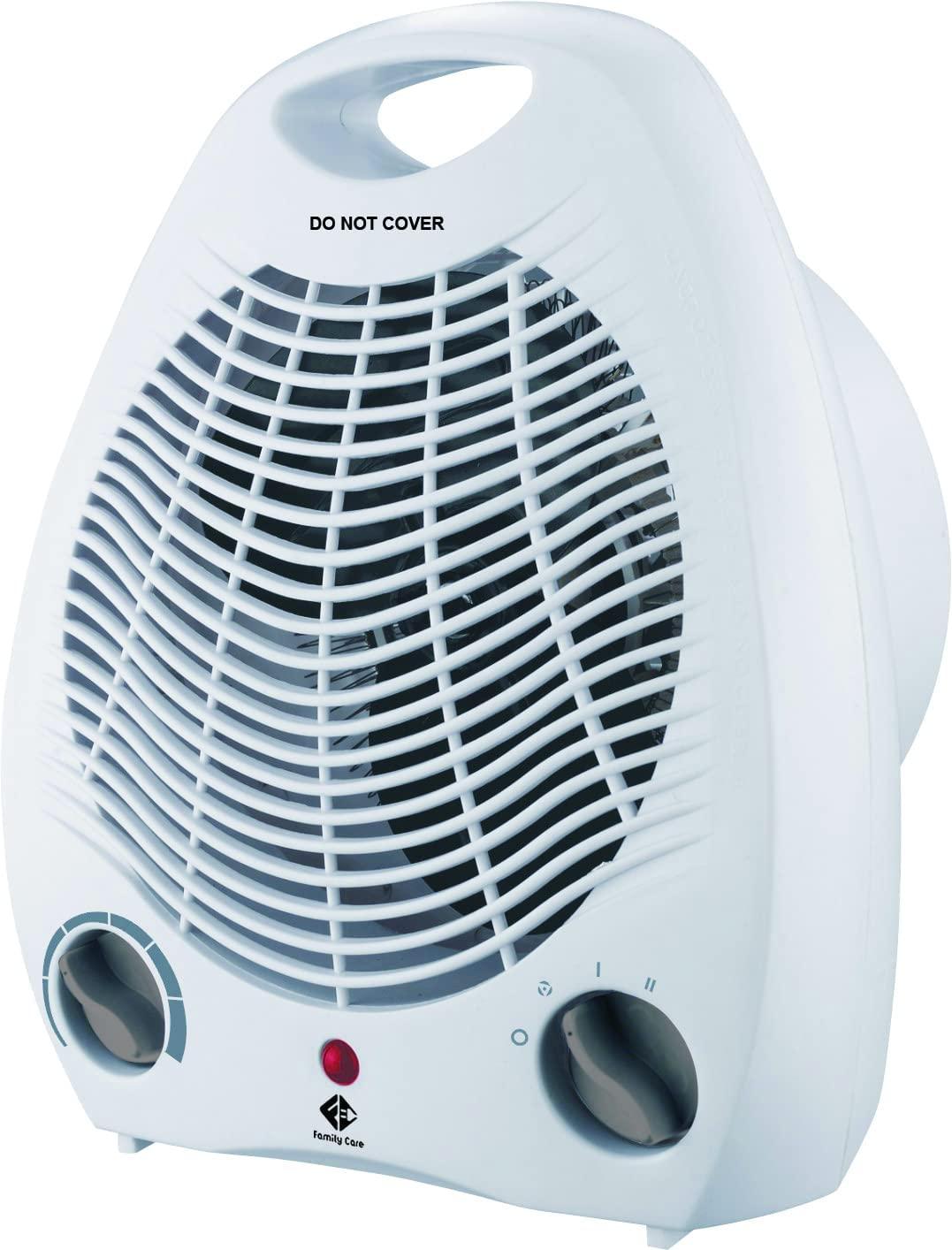 Family Care,Calentador de Aire Vertical Compact Heater 2000W